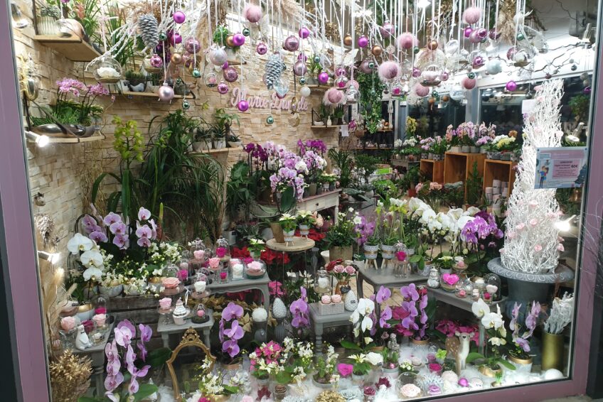 Vitrine de Noël 2020 Marie Danède Art Floral et Curiosités 1