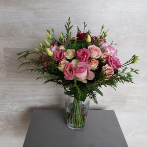 Bouquet rouge et rose Marie Danède 1