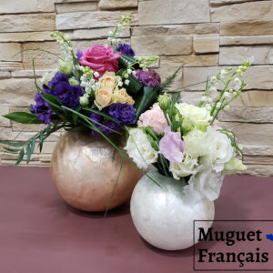 Bouquet de muguet dans sa boule de nacre Marie Danède 4
