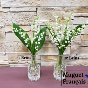 Muguet dans sa fiole en verre Marie Danède 1