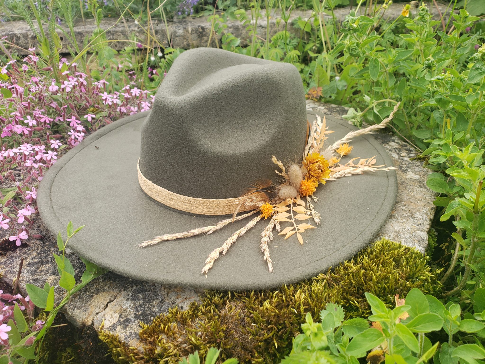 Chapeaux fleurs pastel Meri Meri - Accessoire de Paques