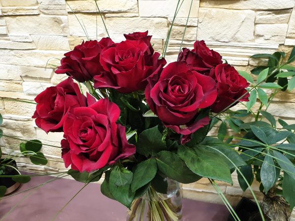 Bouquet de roses rouges V2 Marie Danède Art Floral et Curiosités1