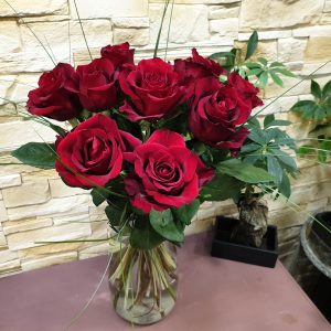 Bouquet de roses rouges V2 Marie Danède Art Floral et Curiosités2